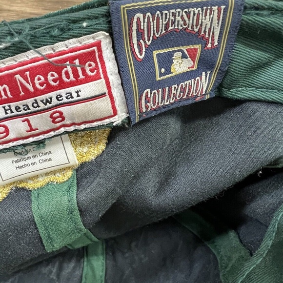 Rare Oakland A's Velvet Baseball American Needle Cooperstown Fitted Hat 7 5/8 - Picture 10 of 12